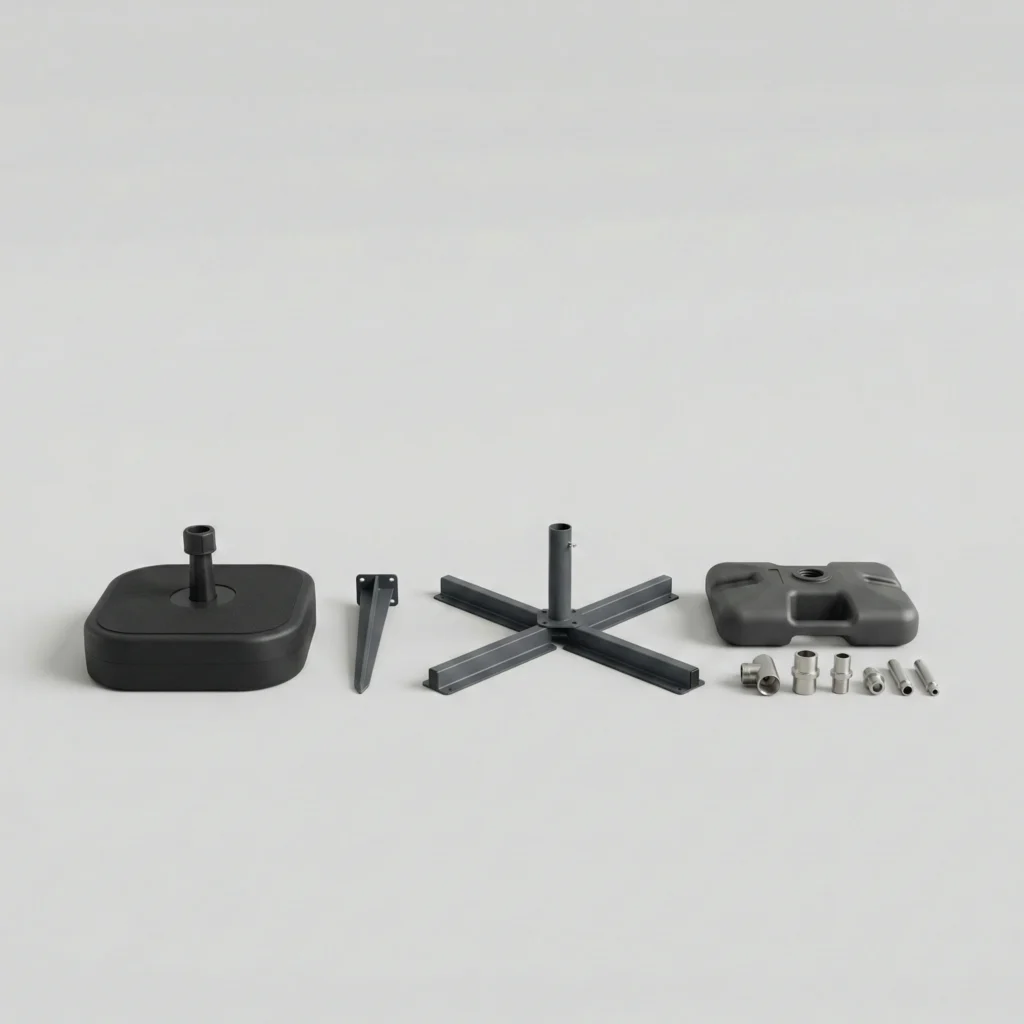 FLAG POLE ACCESSORIES AND BASES